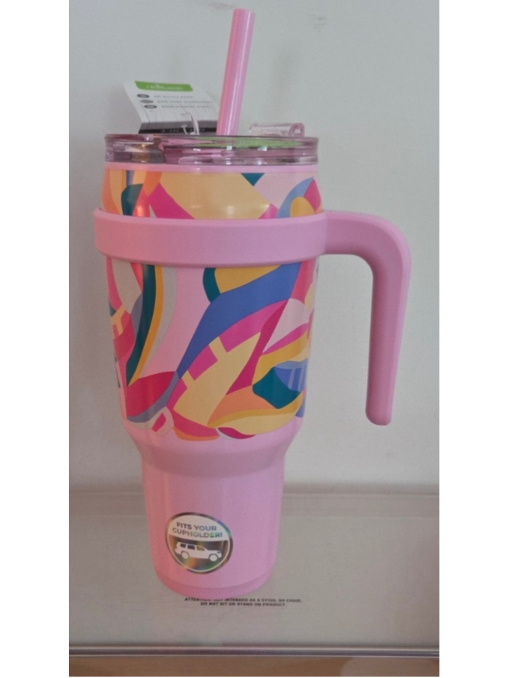 Reduce 40oz Cold1 Tumbler Water Bottle One Size Pink Multicolor New